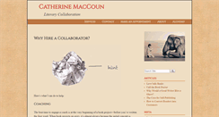 Desktop Screenshot of catherinemaccoun.com